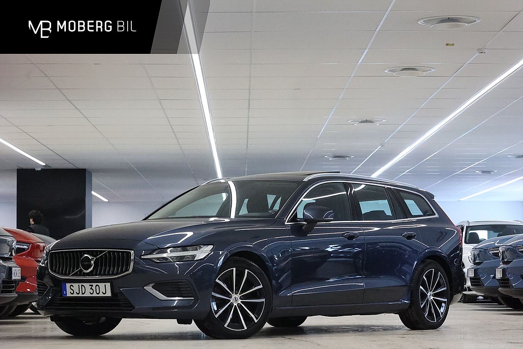 Volvo V60 Recharge T6 AWD 350hk Plus Bright Pano Drag Värmare
