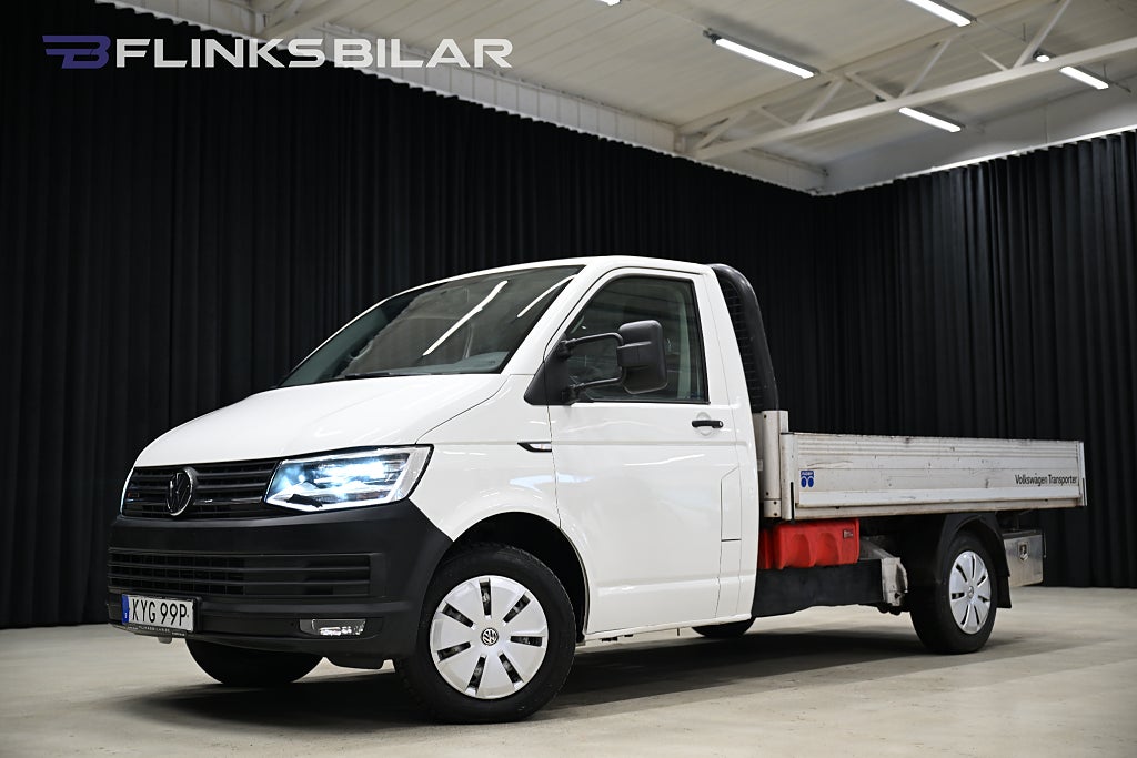 Volkswagen Transporter 4Motion DSG 150HK Flak|LED|Drag|Värmare|Leasebar