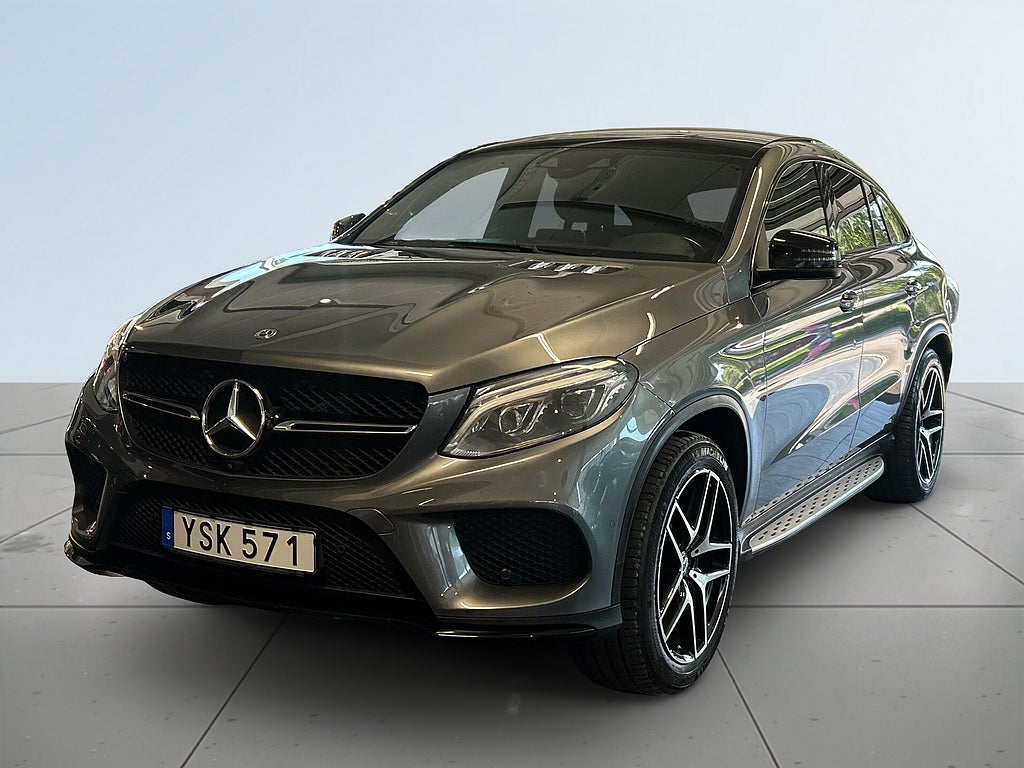 Mercedes-Benz GLE 350 d 4M Coupé AMG 360/Drag/Pano/H&K/Dvärm/Skinn/Drag