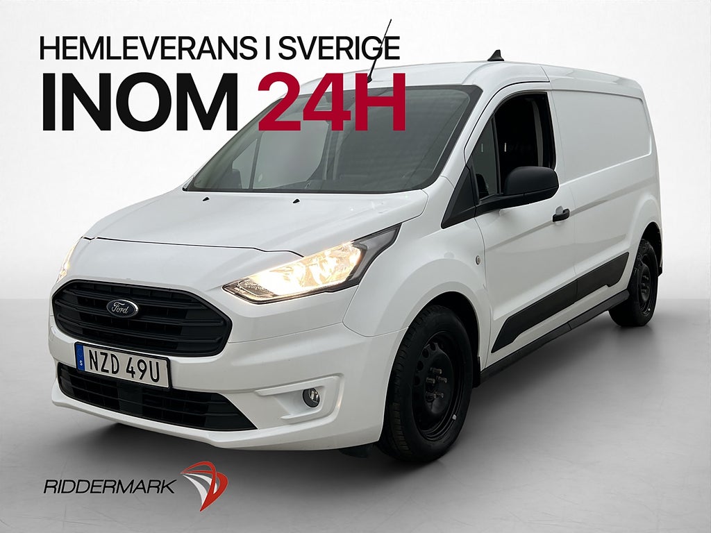 Ford Transit Connect LWB Värmare Drag B-Kamera CARPLAY Moms