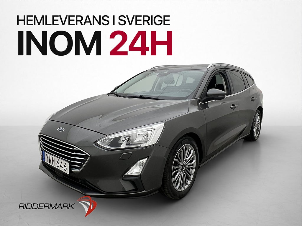 Ford Focus 1.0 EcoBoost 125hk Titanium B-Kamera Dragkrok