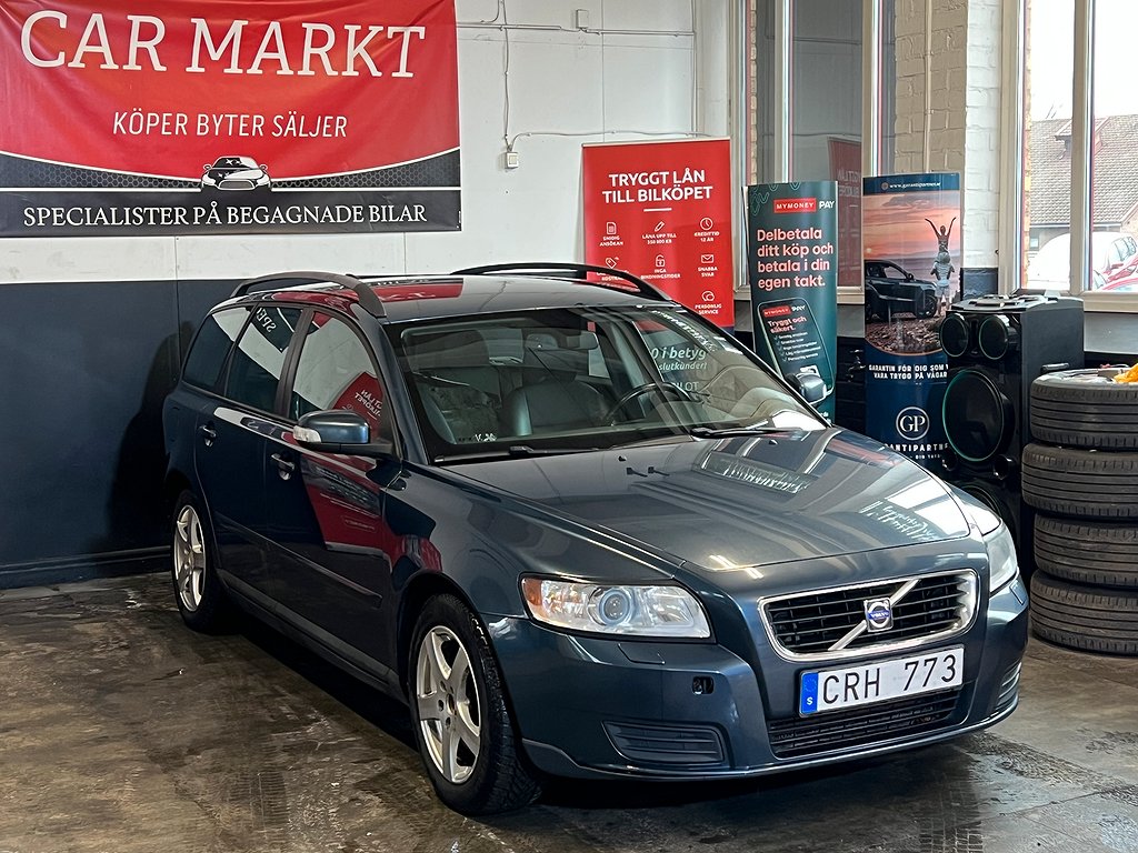 Volvo V50 2.0 D Kinetic Euro 4 6-Växlad Nybesiktigad 