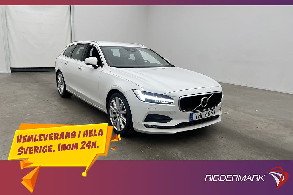 Volvo V90 D3 150hk Momentum Värmare Drag CarPlay Rattvärme