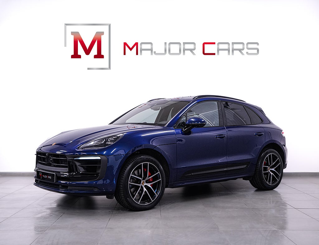 Porsche Macan S PDK Pano BOSE 360° PASM 14-Vägs Drag 380hk