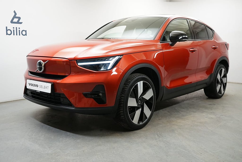 Volvo C40 Recharge Twin motor Ultimate, Dragkrok, Navigation, on call