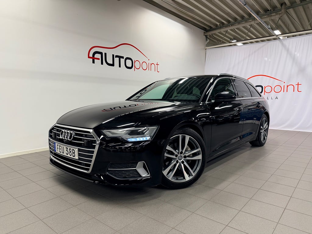 Audi A6 Avant 40 TDI quattro 204hk S-Line/Värmare/Drag/1 Ägare