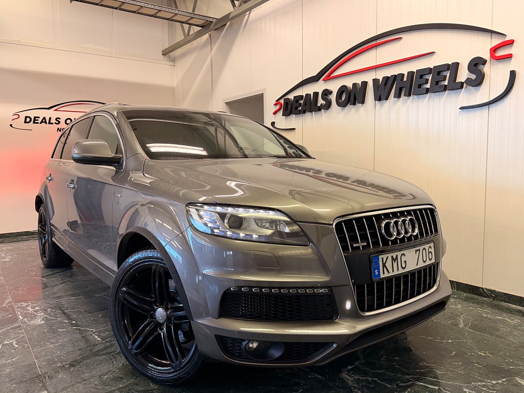 Audi Q7 3.0 TDI V6 quattro S Line Drag/Värmare/Pano 7 Sits 239