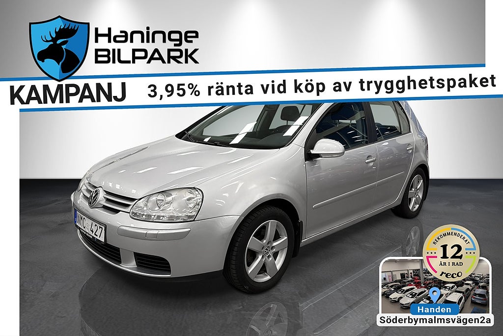 Volkswagen Golf 5-dr 1.6 Sportline / KAMREMSBYTT / SUPERDEAL 3,95% / 