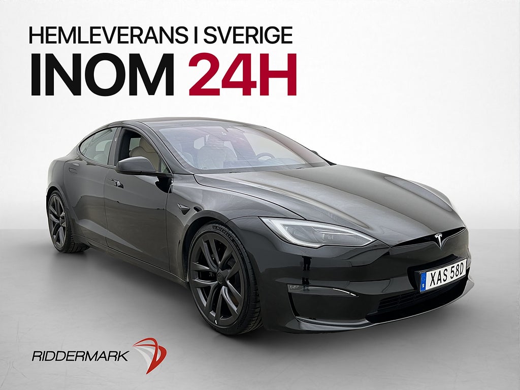 Tesla Model S AWD Dragkrok Värmepump Svensksåld MOMS