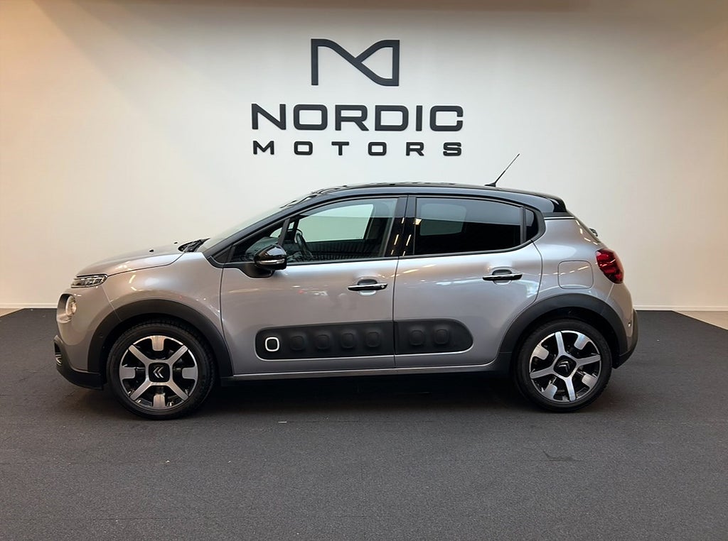 Citroën C3 1.2 PureTech 110 EAT Shine/Pano/M&K-värmare