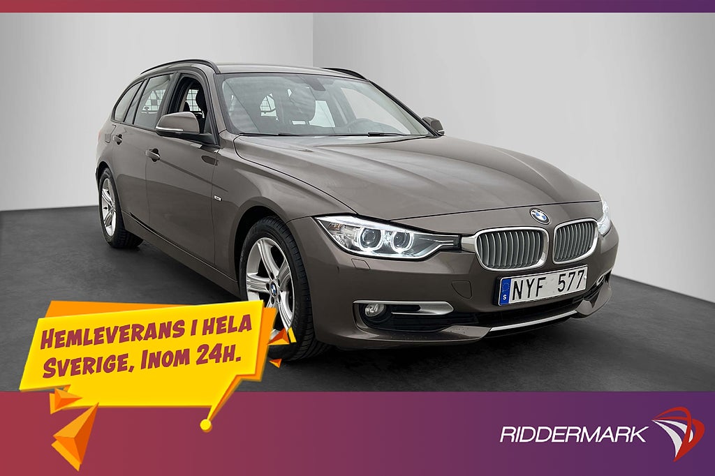 BMW 320 d 184hk Modern Halvskinn P-sensorer Bluetooth