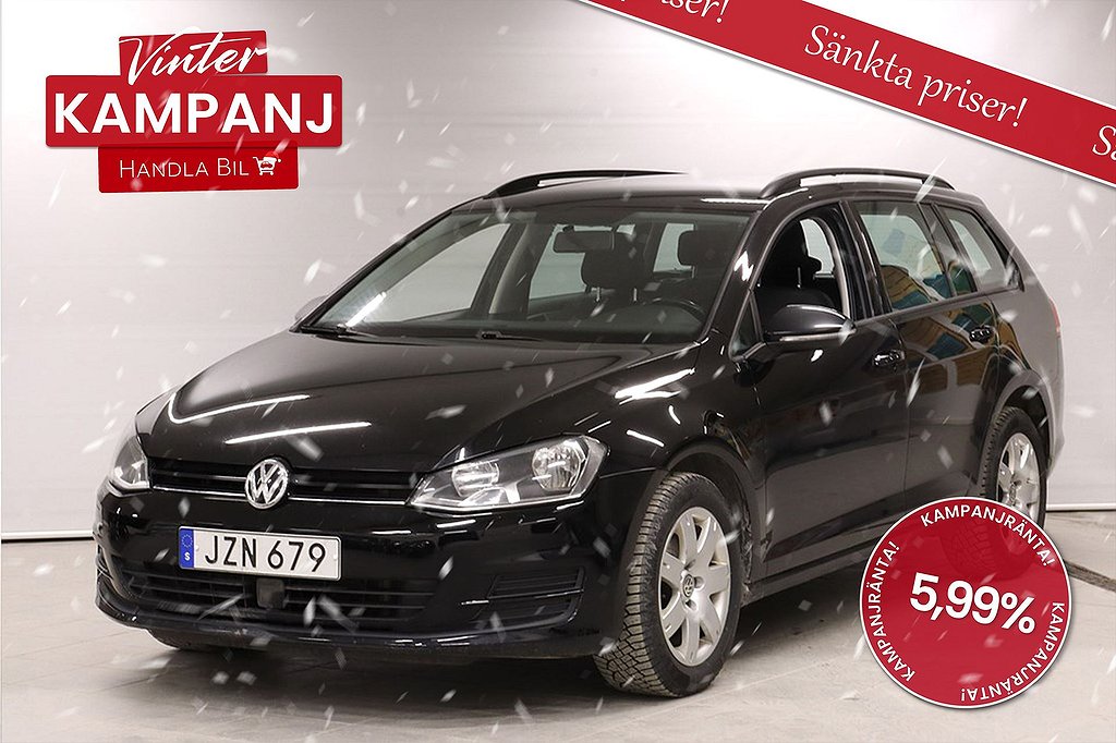 Volkswagen Golf SC 1.6 TDI 4Motion KAMPANJ DVärm Drag SoV-hjul 110hk