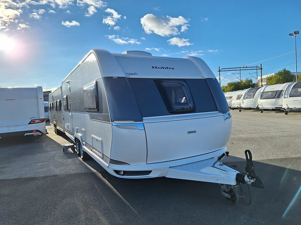 Hobby Prestige 620 CL Långbädd, AC -2020, Tält -2024