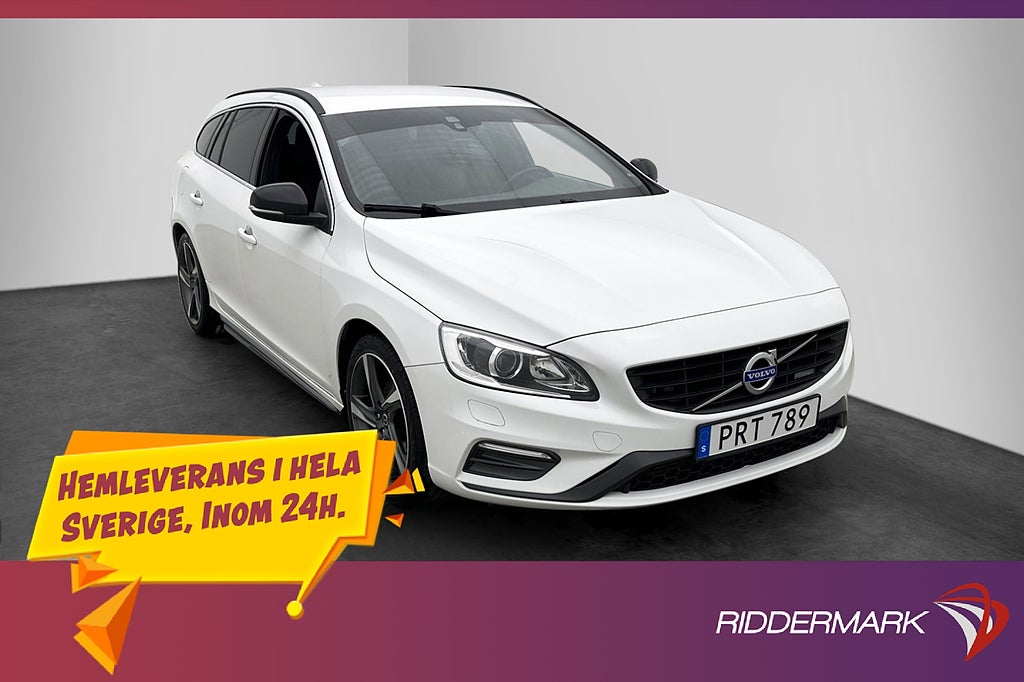 Volvo V60 D4 200hk R-Design D-Värmare H/K Polestar Rattvärme