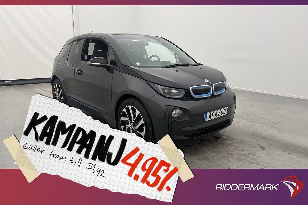 BMW i3 60 Ah Comfort Advanced Värmepump H/K 4,95% Ränta