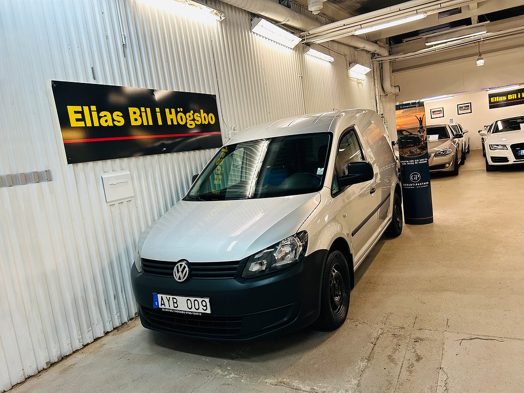 Volkswagen Caddy Skåpbil 2.0 EcoFuelEuro5,Svensksåld,dragkrok