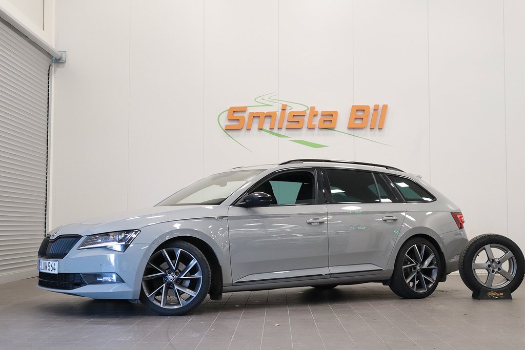 Skoda Superb 2.0 TDI 4x4 SPORTLINE PANO COCKPIT CANTON VÄRME 190hk