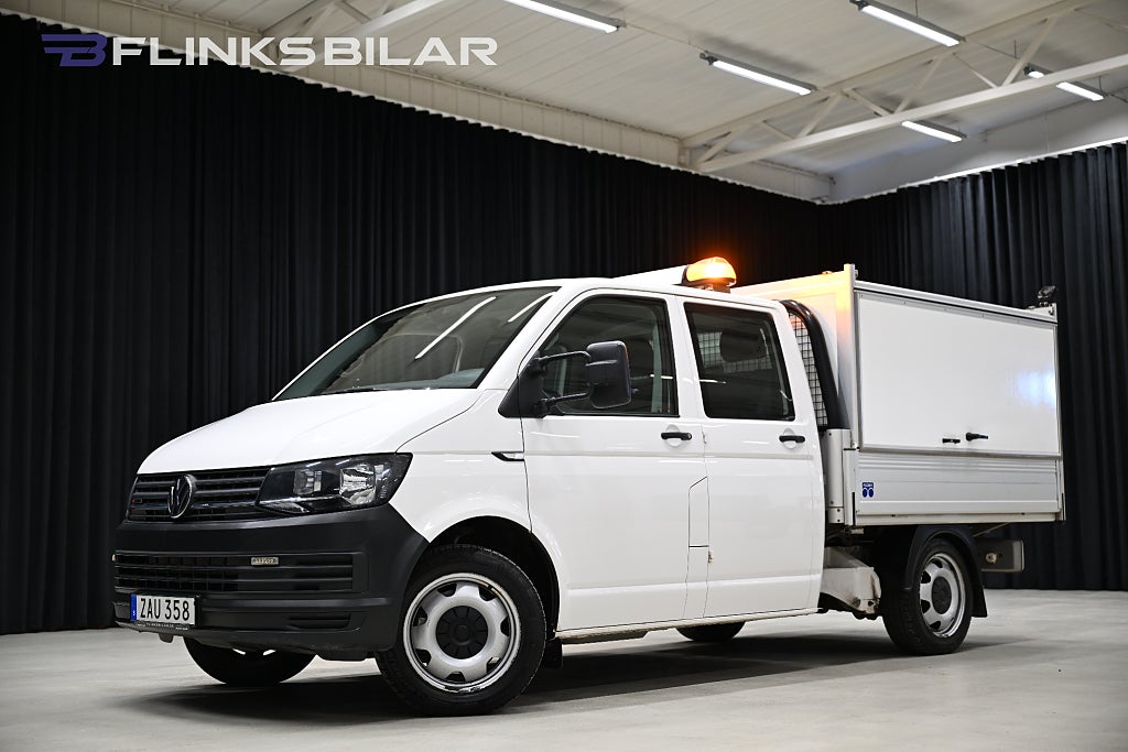 Volkswagen Transporter 4Motion DSG 204HK Dubbelhytt|Kåpa|V-Inredd|Moms|SeUtr!!