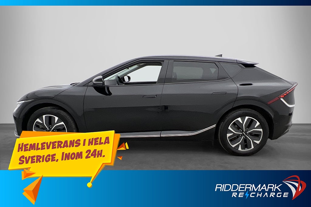 Kia EV6 77.4 kWh AWD 325hk PLUS Dragkrok 360° Skinn MOMS