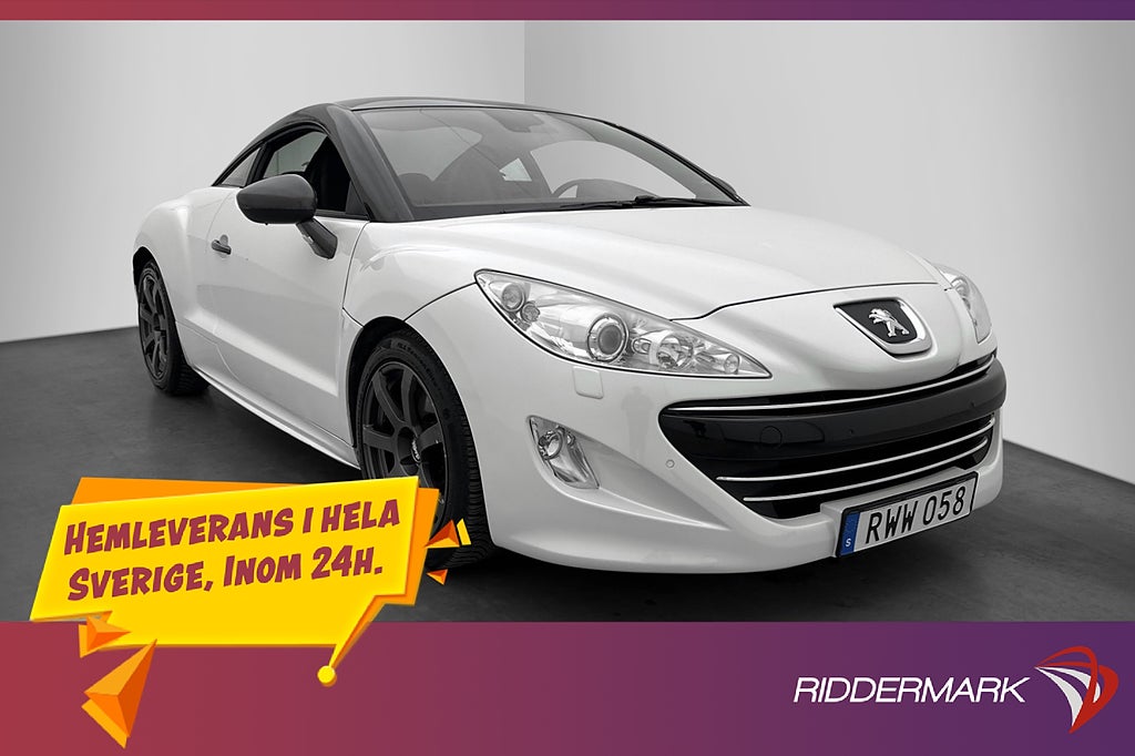 Peugeot RCZ 163hk Kolfiber JBL Kamera Navi Skinn Elstolar