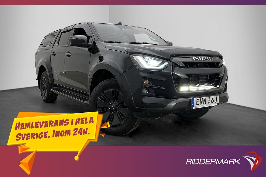 Isuzu D-Max XRX 1.9 4WD Värm Diff B-Kamera Drag Skinn Moms