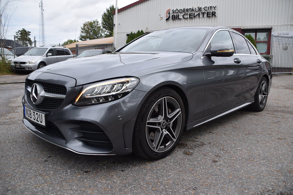 Mercedes-Benz C 220 d 9G-Tronic AMG Line Euro 6 D-Värmare 