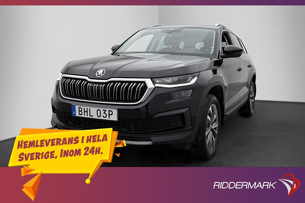 Skoda Kodiaq TSI 4x4 190hk Style 7-sits P-Värm Cockpit Drag