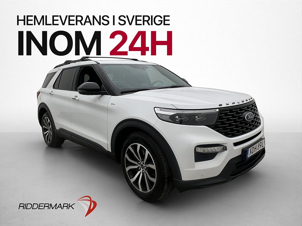 Ford Explorer Plug-In ST 7-Sits Pano Läder 360° Navi Drag