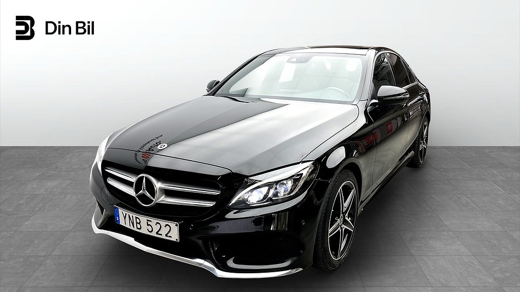 Mercedes-Benz C 220 d 4MATIC AWD AMG Pano/Burmester/Drag/Värmare/