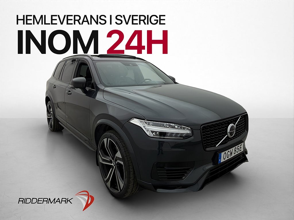 Volvo XC90 Recharge T8 AWD R-Design 7-sits Pano B&W HUD 360°