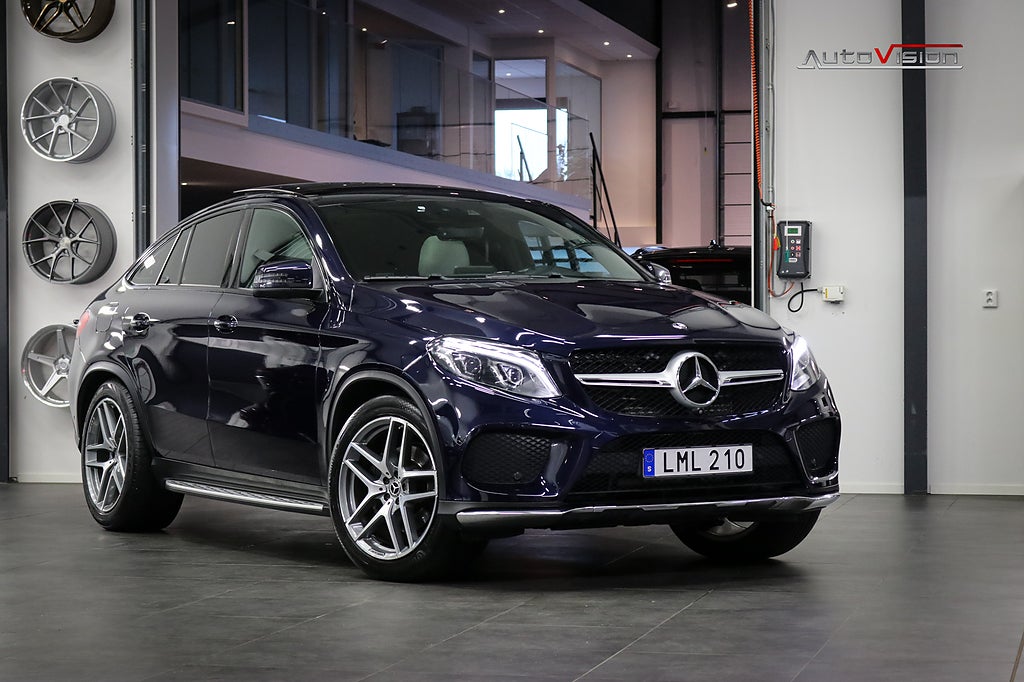 Mercedes-Benz GLE 350 d 4MATIC Coupé 9G-Tronic, 258hk AMG | Luft | 21"