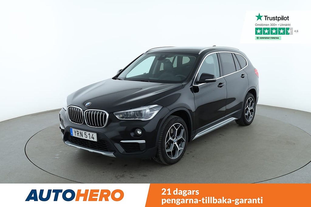BMW X1 xDrive20d / HUD, CarPlay, Dragkrok, Kamera