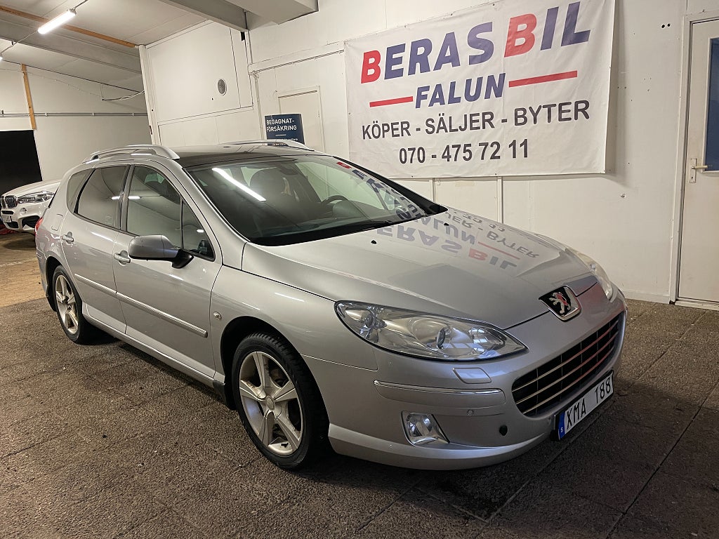 Peugeot 407 SW 2.0 Bioflex Euro 4/Dragkrok