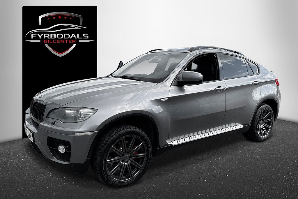 BMW X6 xDrive 35d SPORT LINE 286HK SVSÅLD DRAG GPS NYSERVAD