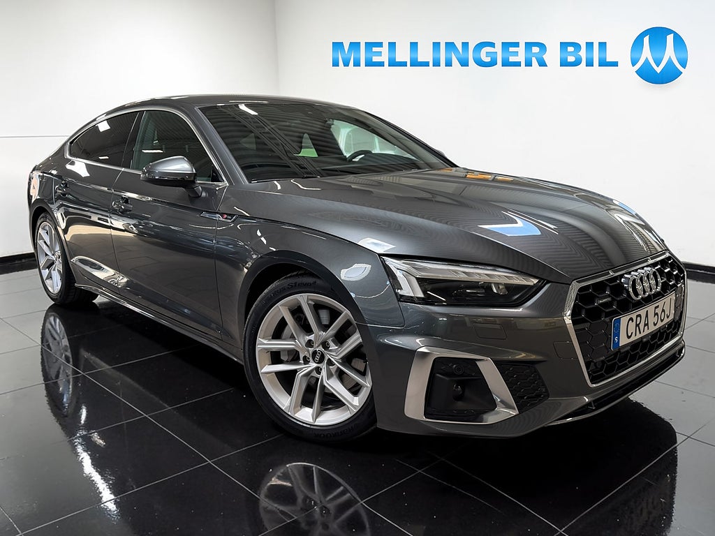Audi A5 Sportback 45 TFSI Q 265hk S Tronic S Line Matrix Drag
