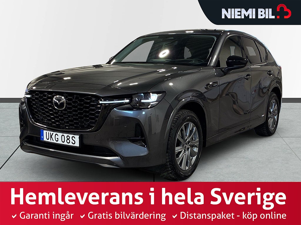 Mazda CX-60 PHEV Drag Värmare 360 HuD Skinn BOSE Rattvärme S&V MOMS