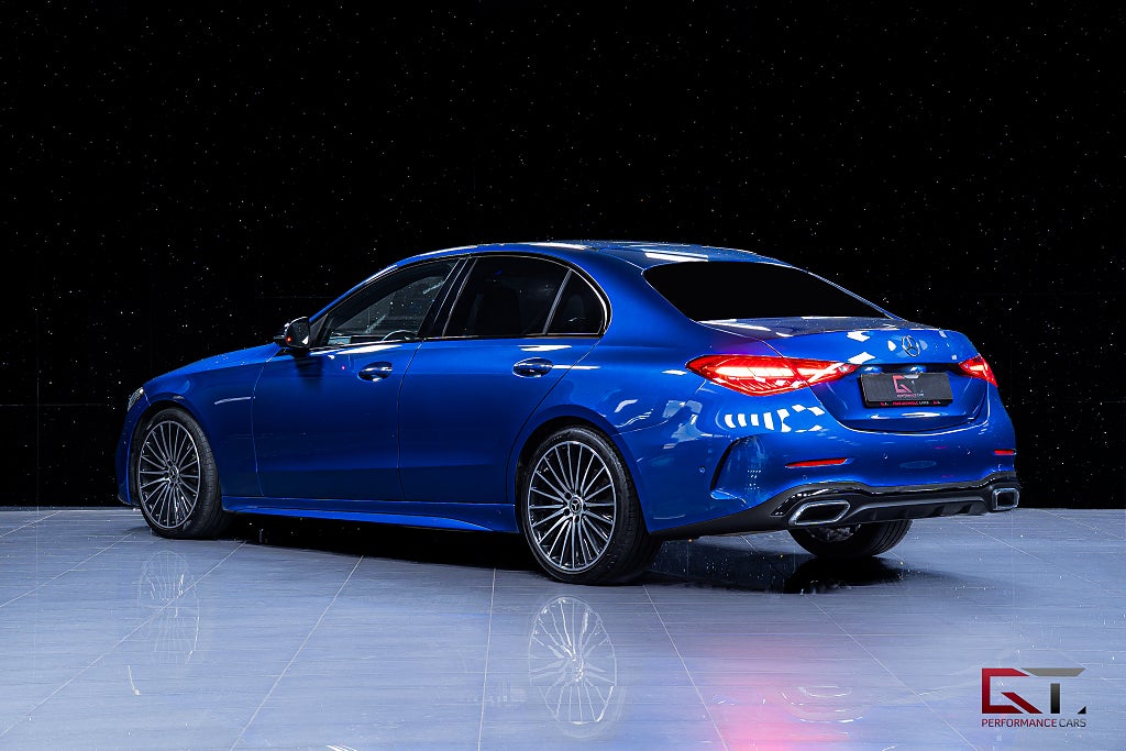 Mercedes-Benz C200 AMG Line Bur-3D 19Tum NightPack 360* Akustik P-Värme