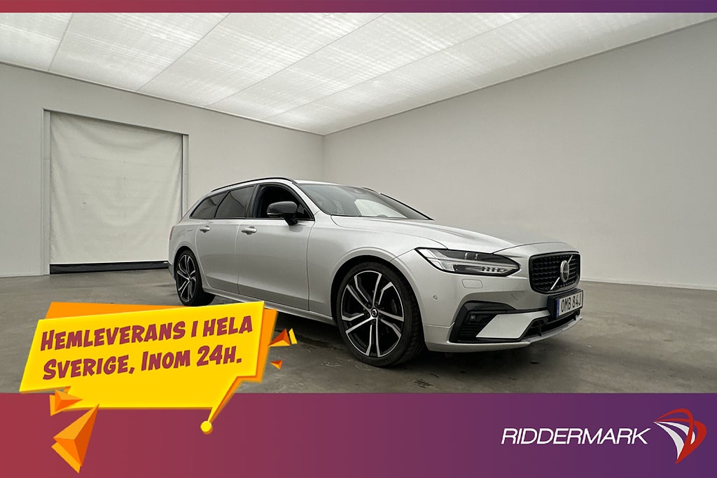 Volvo V90 D4 190hk R-Design H/K 360° Värmare Drag Navi