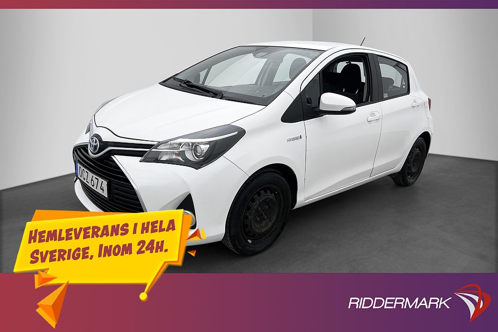 Toyota Yaris Hybrid e-CVT 101hk Active Kamera Farthållare