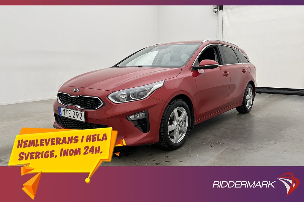 Kia Ceed SW 1.4 T-GDI 140hk Kamera Rattvärme CarPlay