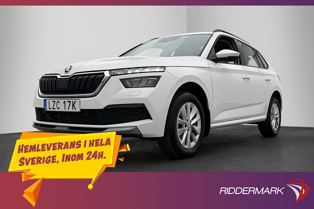 Skoda Kamiq 1.0 TGI 90hk Ambition P-Sensorer Adapt-Fart MOMS