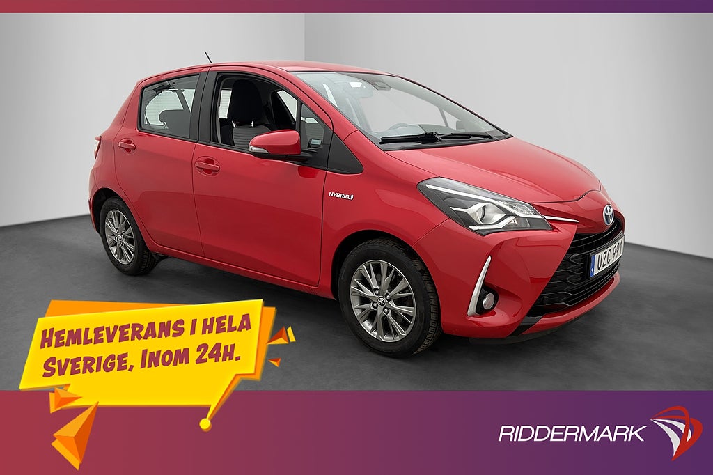 Toyota Yaris Hybrid e-CVT 101hk Active M&K-Värmare Kamera