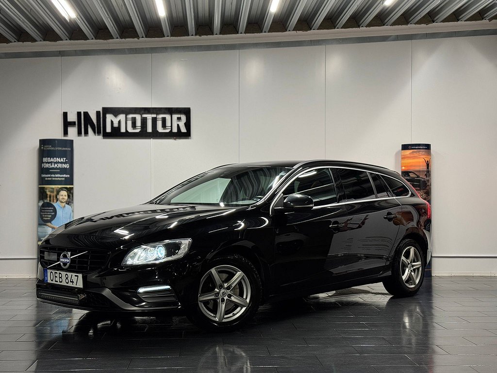 Volvo V60 T4 Geartronic R-Design |NAVI|BLIS|BKam|Värm|NyServ