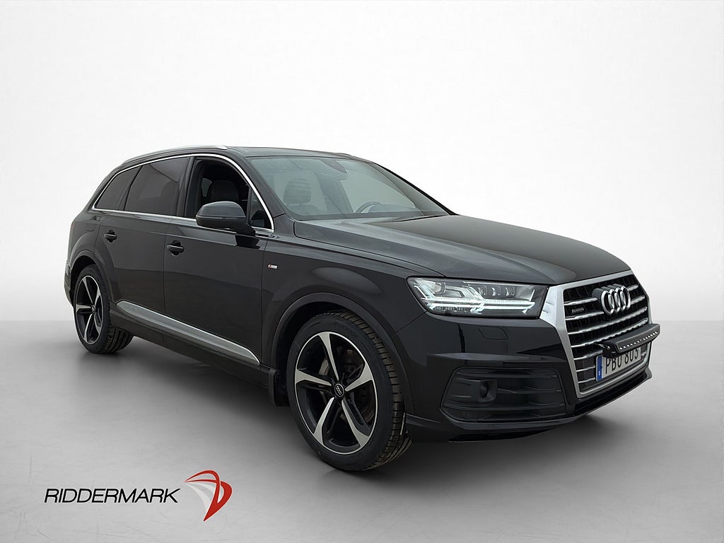 Audi Q7 3.0 TDI Q S Line 7-sits Cockpit Pano BOSE Skinn 272h