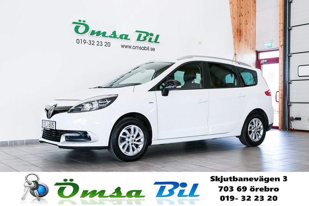 Renault Grand Scénic 1.5 dCi DCT LIMITED 7-sits 110hk