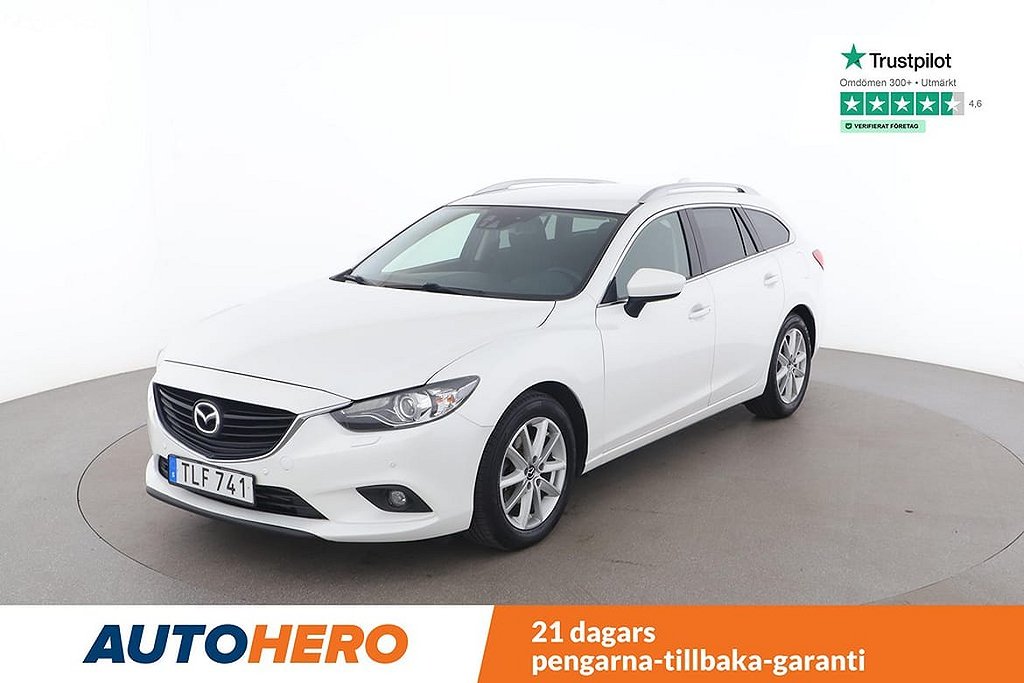 Mazda 6 Wagon 2.2 SKYACTIV-D / Dragkrok, GPS, PDC