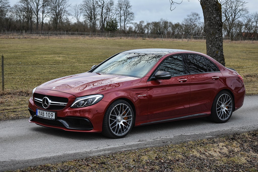 Mercedes-Benz AMG C 63 S AMG Svensksåld|2Ägare|Hud|Panorama|Skalstolar