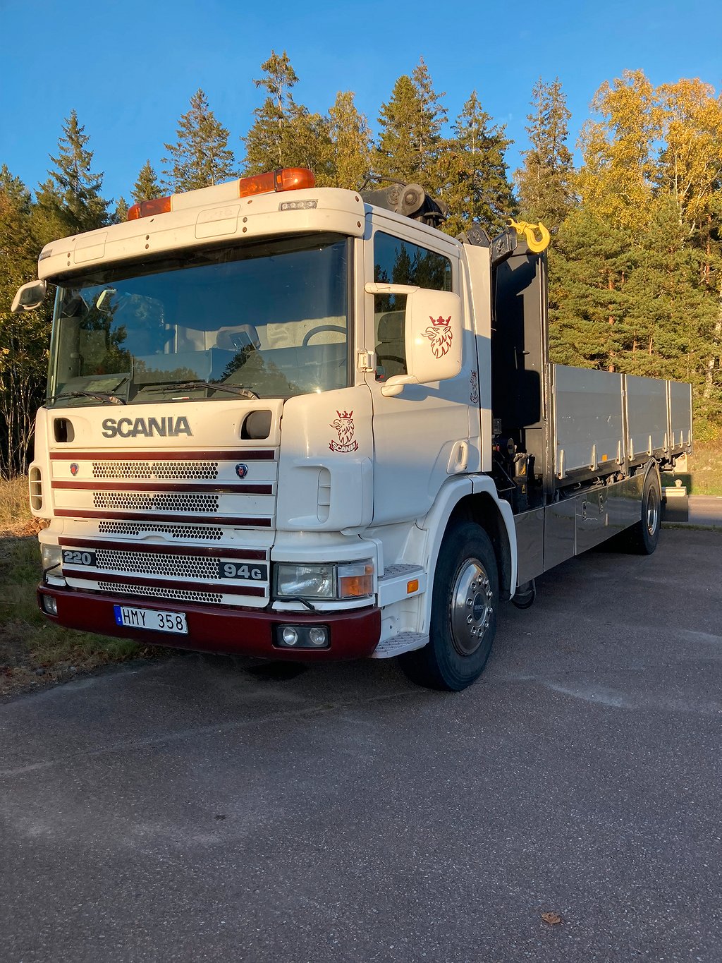 Scania kranbil 220 94G