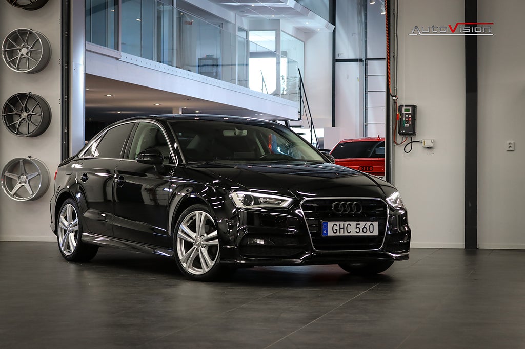 Audi A3 Sedan 2.0 TDI 150hk Ambition | S-LINE | LED | PDC | 18"