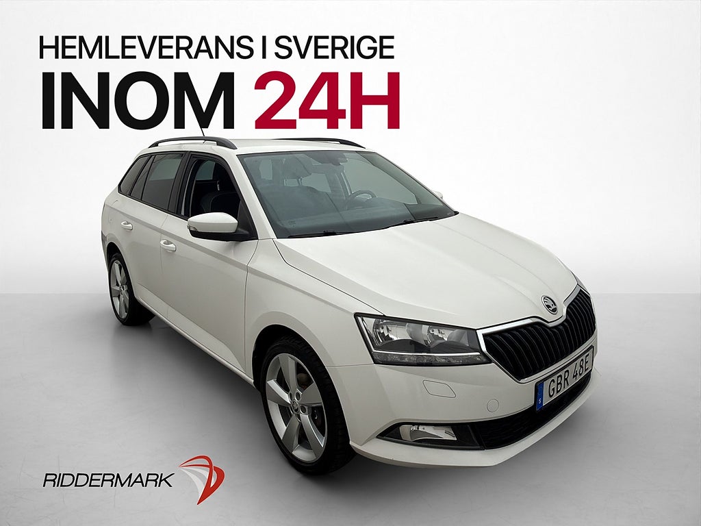 Skoda Fabia 1.0 TSI 95hk Style P-sensor Carplay